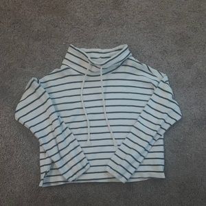 cropped hoodie/sweater